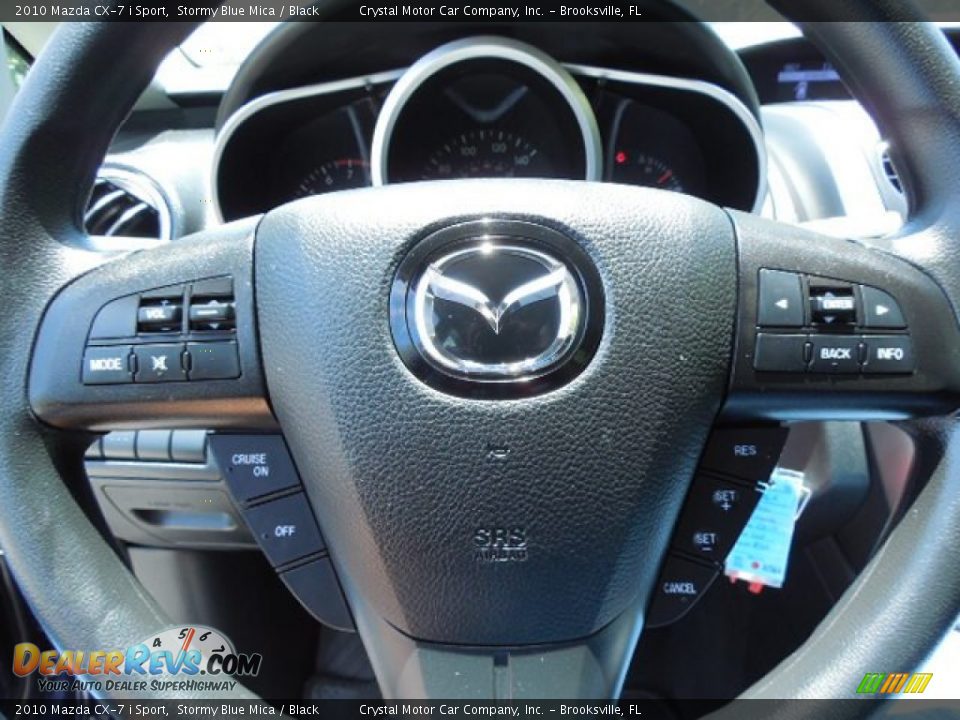 2010 Mazda CX-7 i Sport Stormy Blue Mica / Black Photo #22