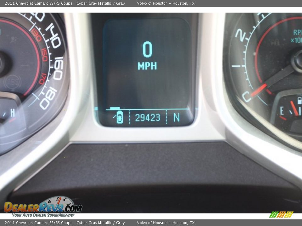 2011 Chevrolet Camaro SS/RS Coupe Cyber Gray Metallic / Gray Photo #21