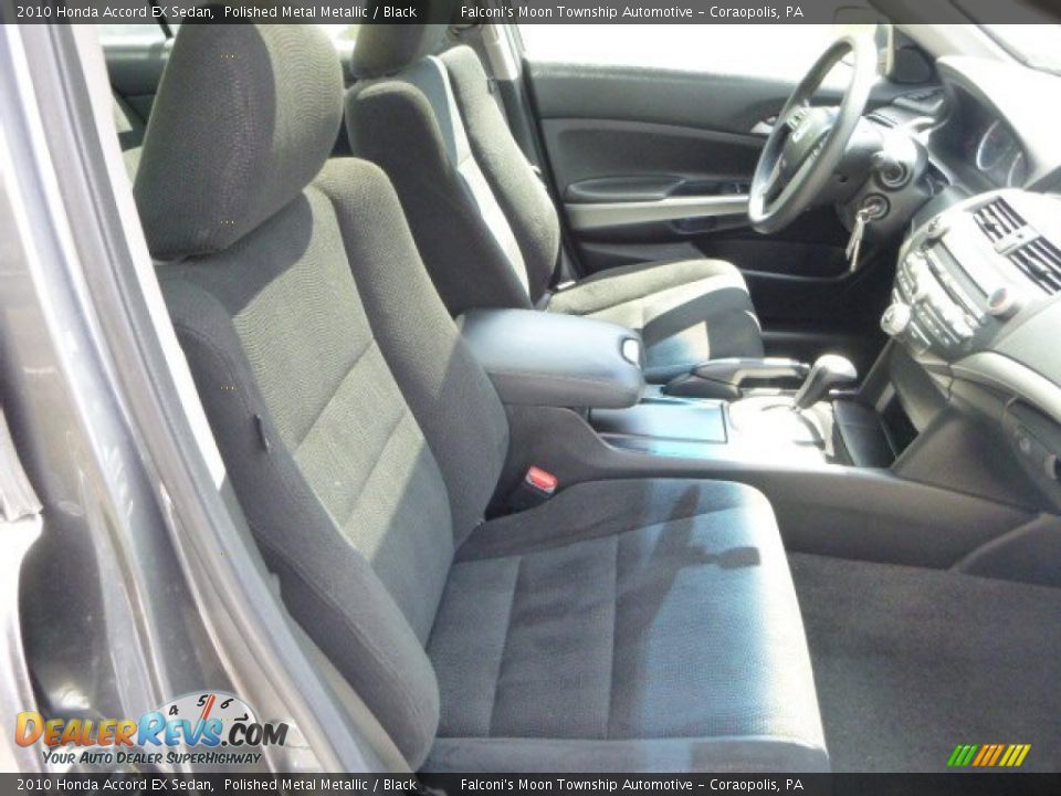 2010 Honda Accord EX Sedan Polished Metal Metallic / Black Photo #10