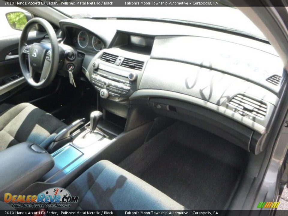 2010 Honda Accord EX Sedan Polished Metal Metallic / Black Photo #11