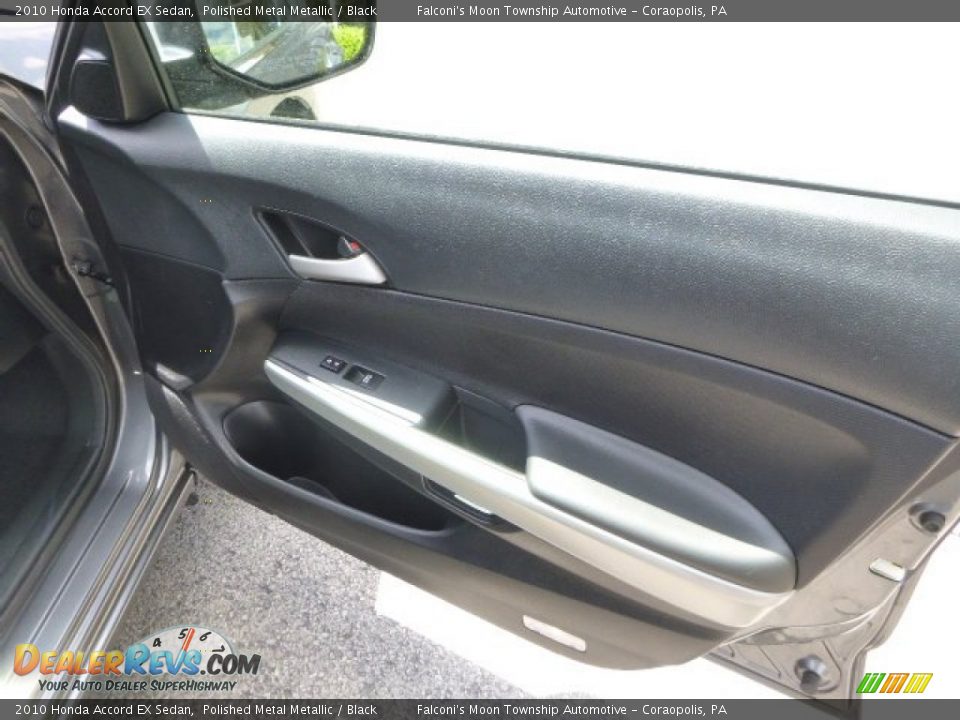 2010 Honda Accord EX Sedan Polished Metal Metallic / Black Photo #12
