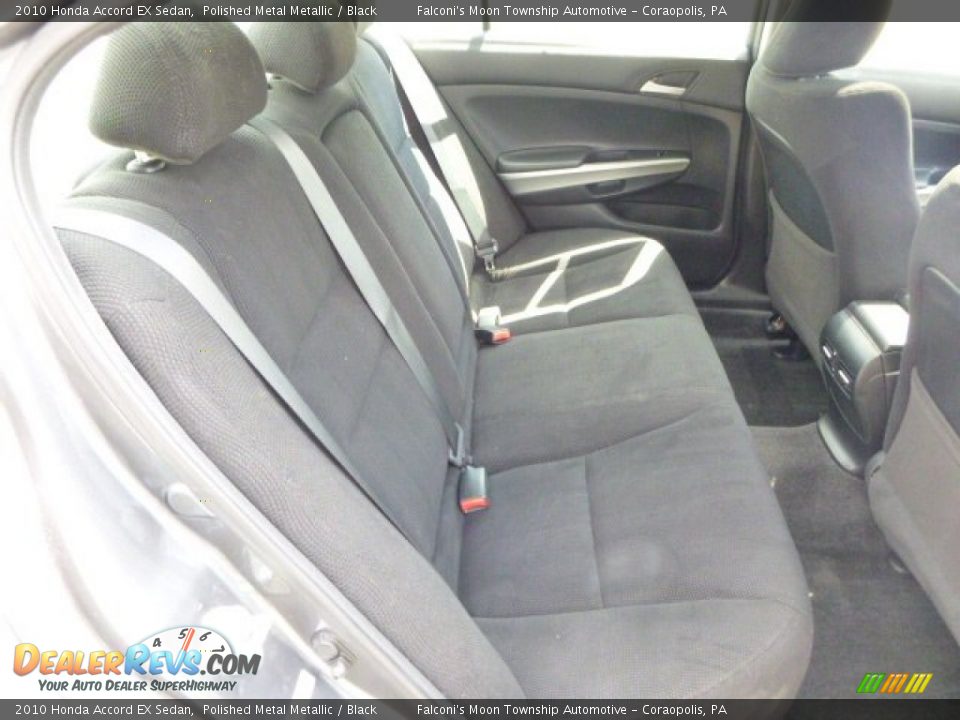 2010 Honda Accord EX Sedan Polished Metal Metallic / Black Photo #13