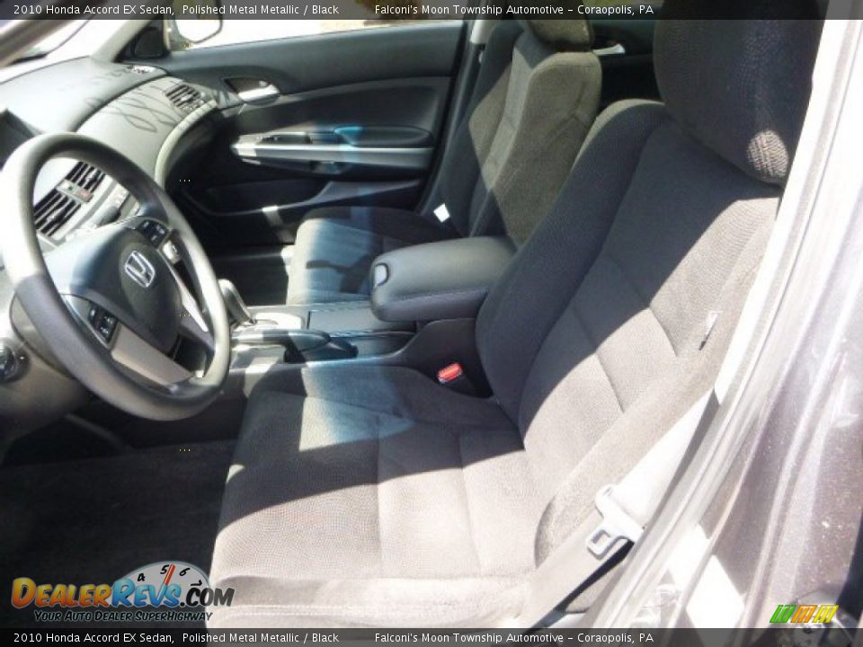 2010 Honda Accord EX Sedan Polished Metal Metallic / Black Photo #15