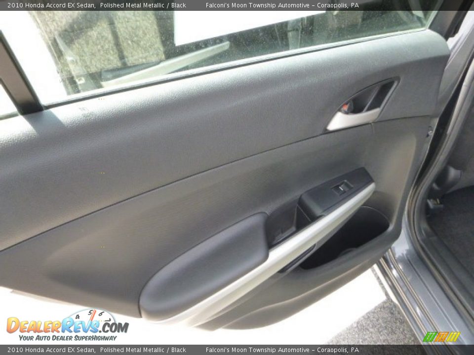 2010 Honda Accord EX Sedan Polished Metal Metallic / Black Photo #18