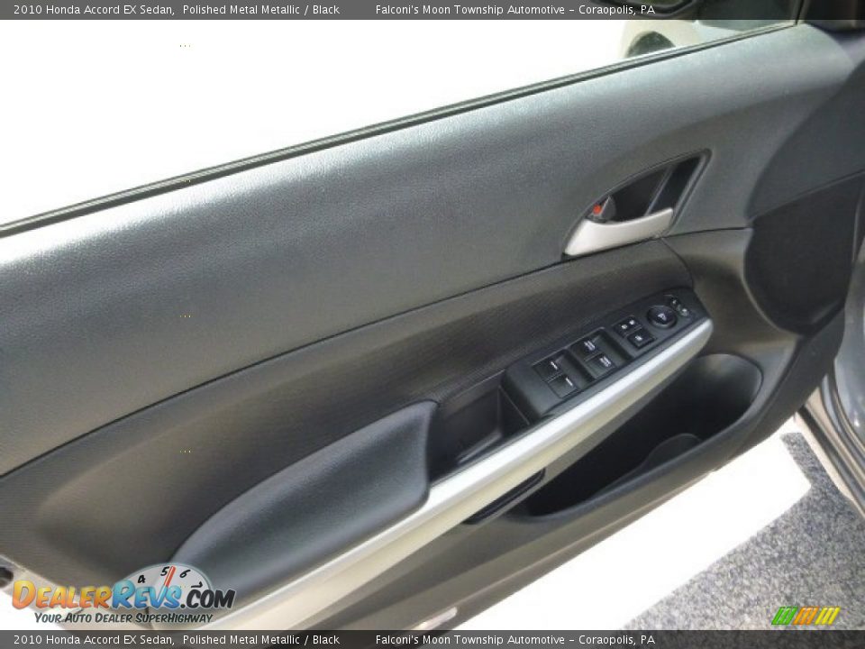 2010 Honda Accord EX Sedan Polished Metal Metallic / Black Photo #19