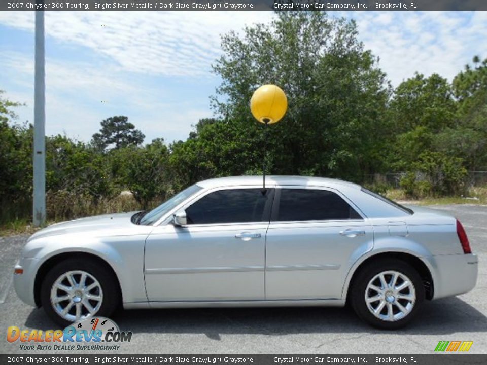 2007 Chrysler 300 Touring Bright Silver Metallic / Dark Slate Gray/Light Graystone Photo #2