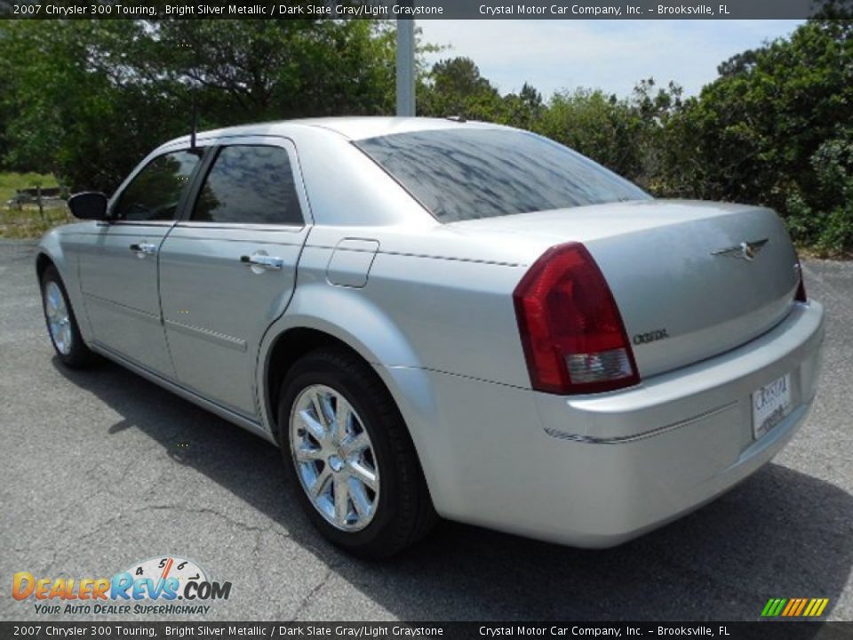 2007 Chrysler 300 Touring Bright Silver Metallic / Dark Slate Gray/Light Graystone Photo #3