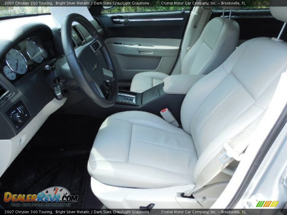 2007 Chrysler 300 Touring Bright Silver Metallic / Dark Slate Gray/Light Graystone Photo #4