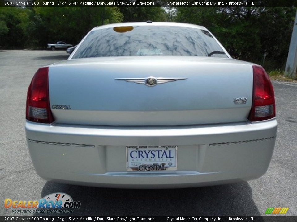 2007 Chrysler 300 Touring Bright Silver Metallic / Dark Slate Gray/Light Graystone Photo #7
