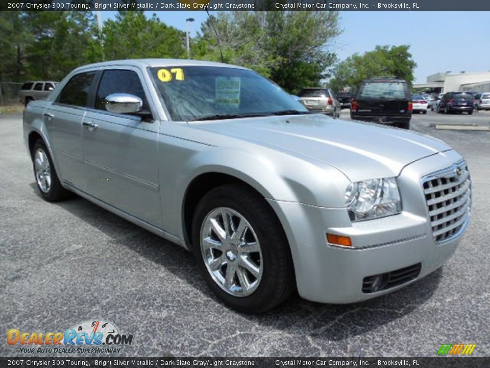 2007 Chrysler 300 Touring Bright Silver Metallic / Dark Slate Gray/Light Graystone Photo #10