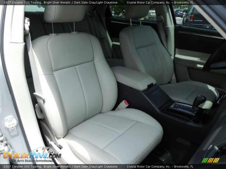 2007 Chrysler 300 Touring Bright Silver Metallic / Dark Slate Gray/Light Graystone Photo #12
