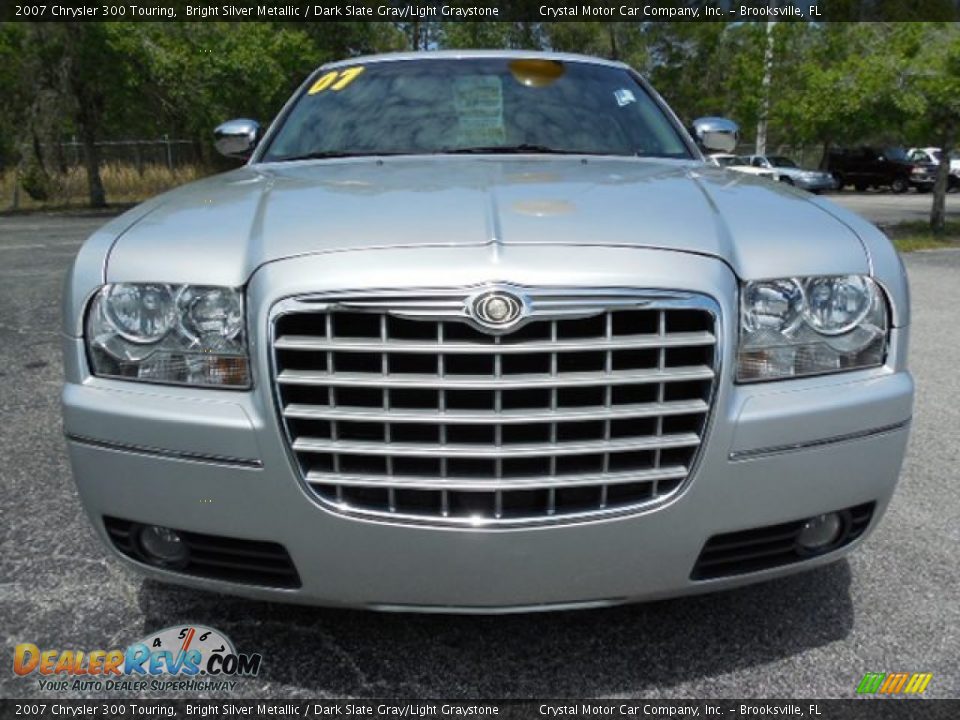 2007 Chrysler 300 Touring Bright Silver Metallic / Dark Slate Gray/Light Graystone Photo #13