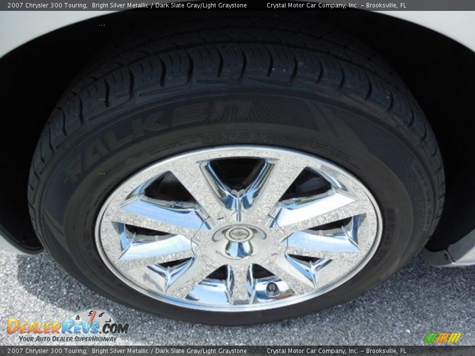 2007 Chrysler 300 Touring Bright Silver Metallic / Dark Slate Gray/Light Graystone Photo #14