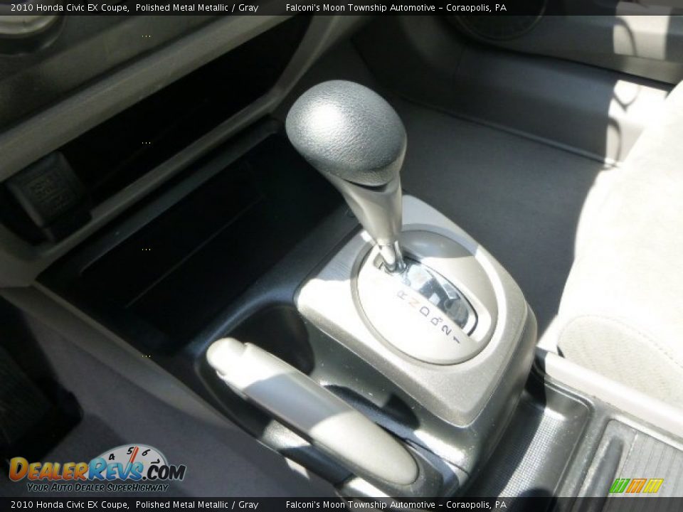 2010 Honda Civic EX Coupe Polished Metal Metallic / Gray Photo #19