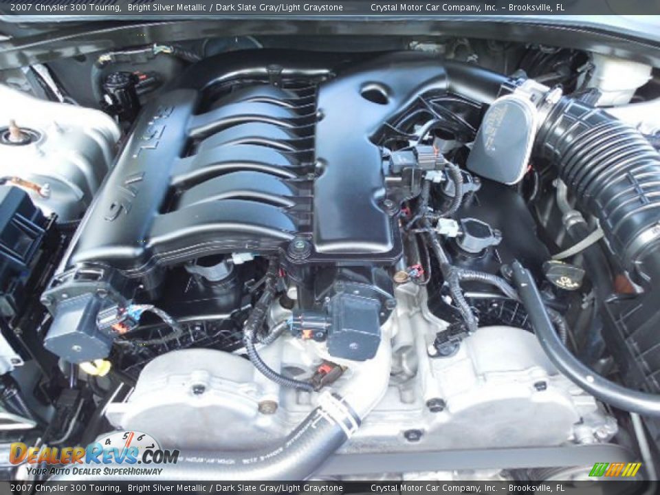 2007 Chrysler 300 Touring Bright Silver Metallic / Dark Slate Gray/Light Graystone Photo #16
