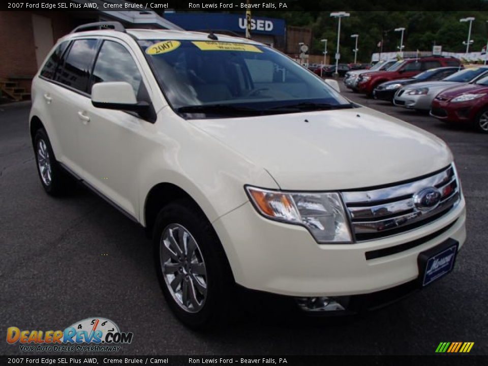 2007 Ford Edge SEL Plus AWD Creme Brulee / Camel Photo #2