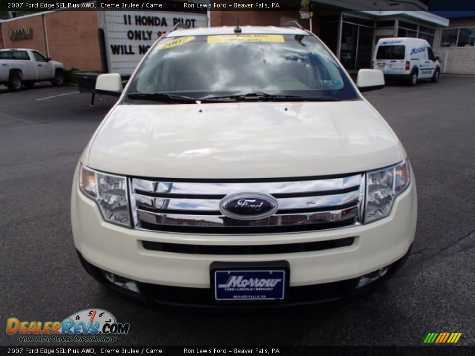 2007 Ford Edge SEL Plus AWD Creme Brulee / Camel Photo #3