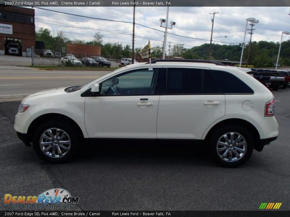 2007 Ford Edge SEL Plus AWD Creme Brulee / Camel Photo #5