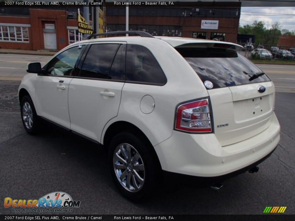 2007 Ford Edge SEL Plus AWD Creme Brulee / Camel Photo #6