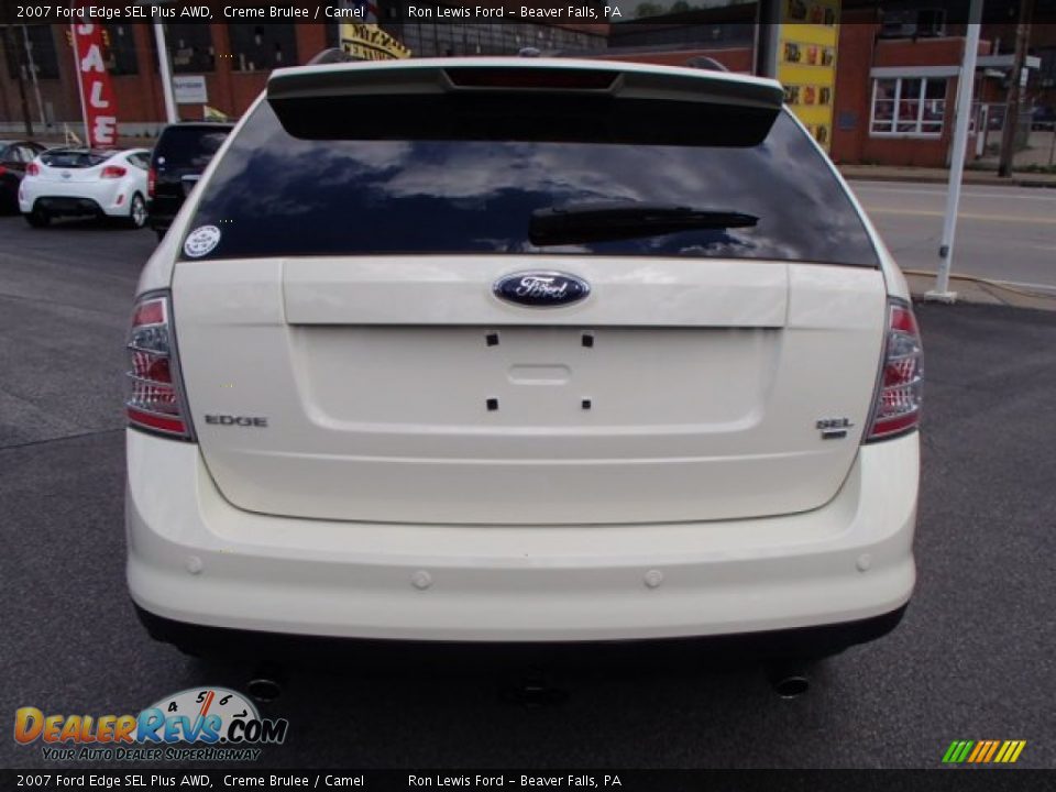 2007 Ford Edge SEL Plus AWD Creme Brulee / Camel Photo #7