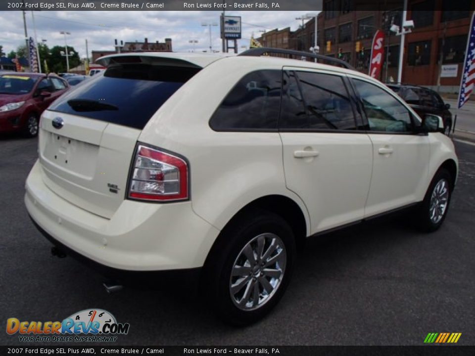2007 Ford Edge SEL Plus AWD Creme Brulee / Camel Photo #8