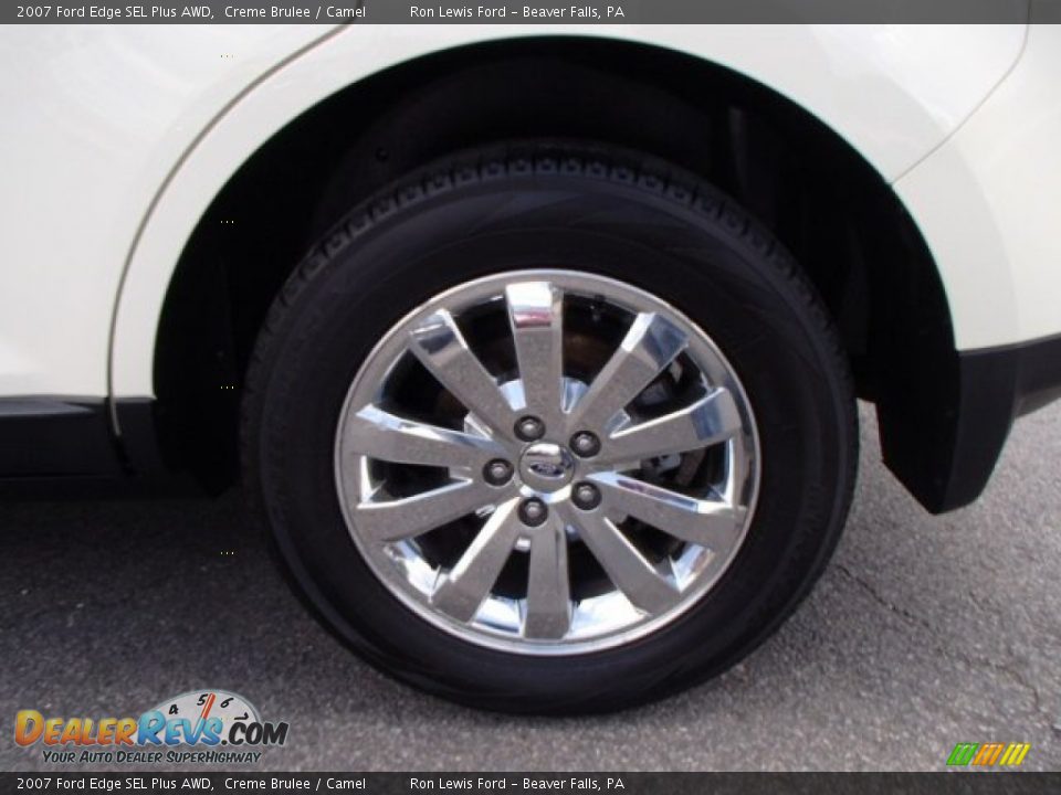 2007 Ford Edge SEL Plus AWD Creme Brulee / Camel Photo #9