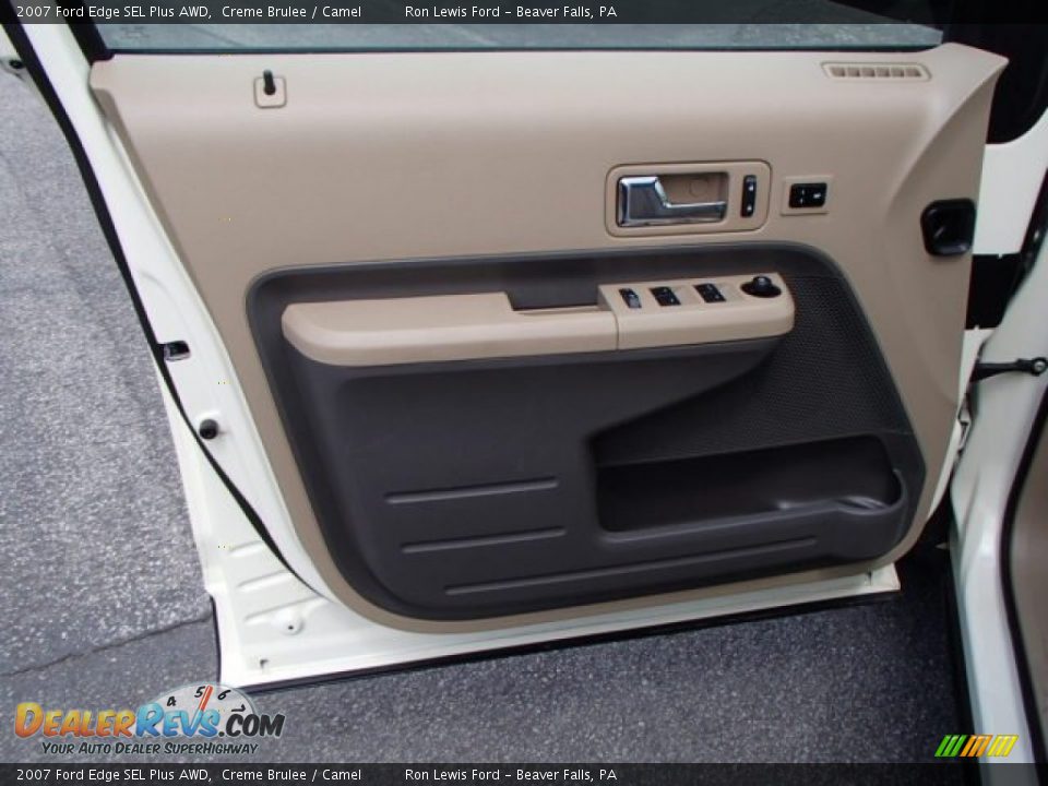2007 Ford Edge SEL Plus AWD Creme Brulee / Camel Photo #12