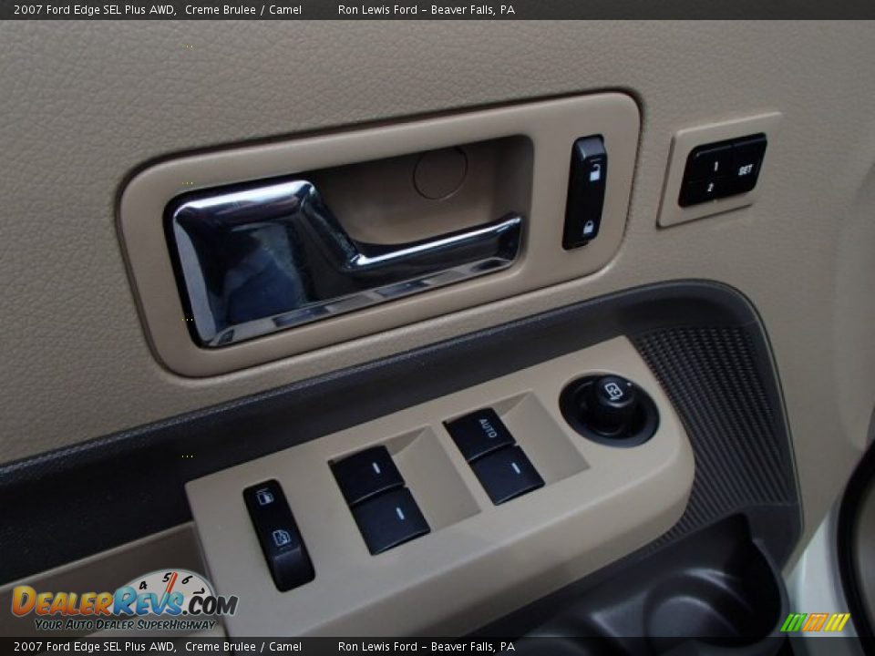 2007 Ford Edge SEL Plus AWD Creme Brulee / Camel Photo #15