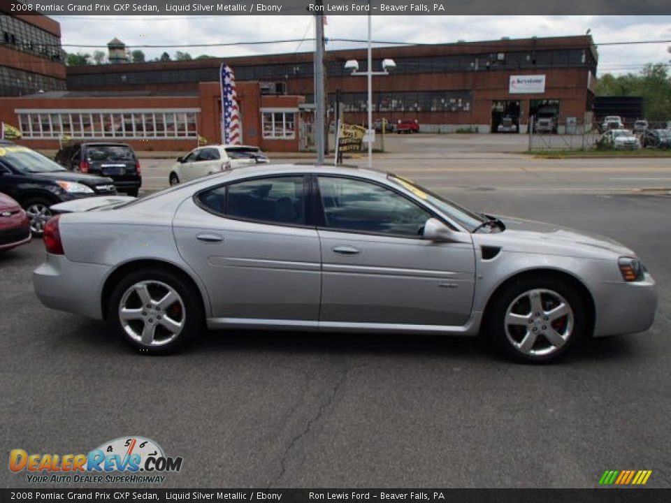 2008 Pontiac Grand Prix GXP Sedan Liquid Silver Metallic / Ebony Photo #1