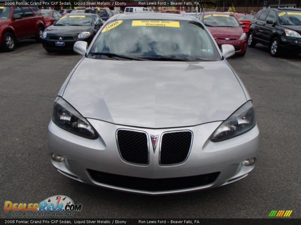 2008 Pontiac Grand Prix GXP Sedan Liquid Silver Metallic / Ebony Photo #3