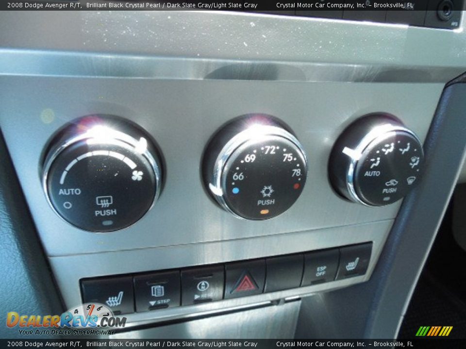 2008 Dodge Avenger R/T Brilliant Black Crystal Pearl / Dark Slate Gray/Light Slate Gray Photo #20