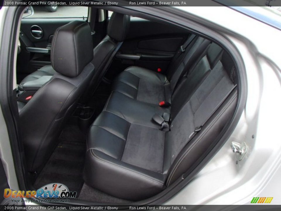 2008 Pontiac Grand Prix GXP Sedan Liquid Silver Metallic / Ebony Photo #13