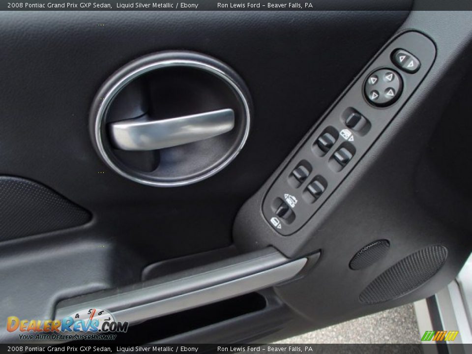 2008 Pontiac Grand Prix GXP Sedan Liquid Silver Metallic / Ebony Photo #14