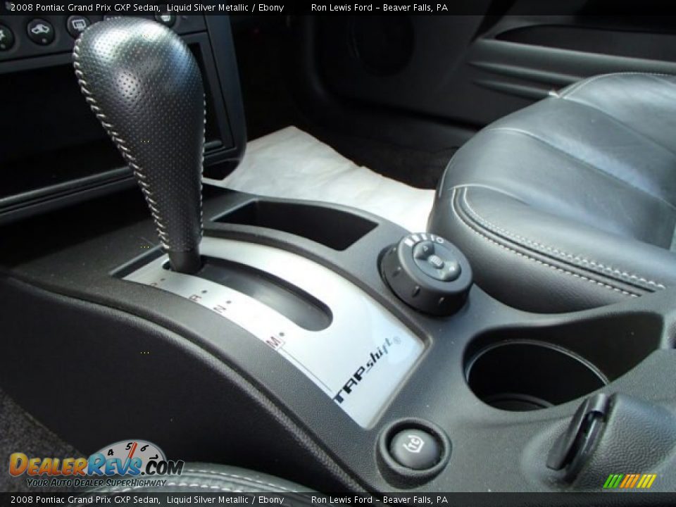 2008 Pontiac Grand Prix GXP Sedan Liquid Silver Metallic / Ebony Photo #17