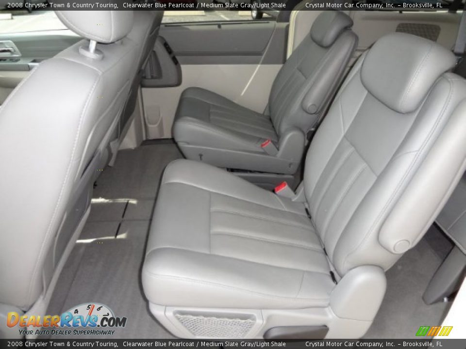 2008 Chrysler Town & Country Touring Clearwater Blue Pearlcoat / Medium Slate Gray/Light Shale Photo #5