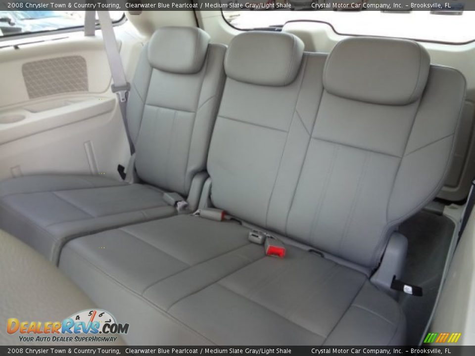 2008 Chrysler Town & Country Touring Clearwater Blue Pearlcoat / Medium Slate Gray/Light Shale Photo #6