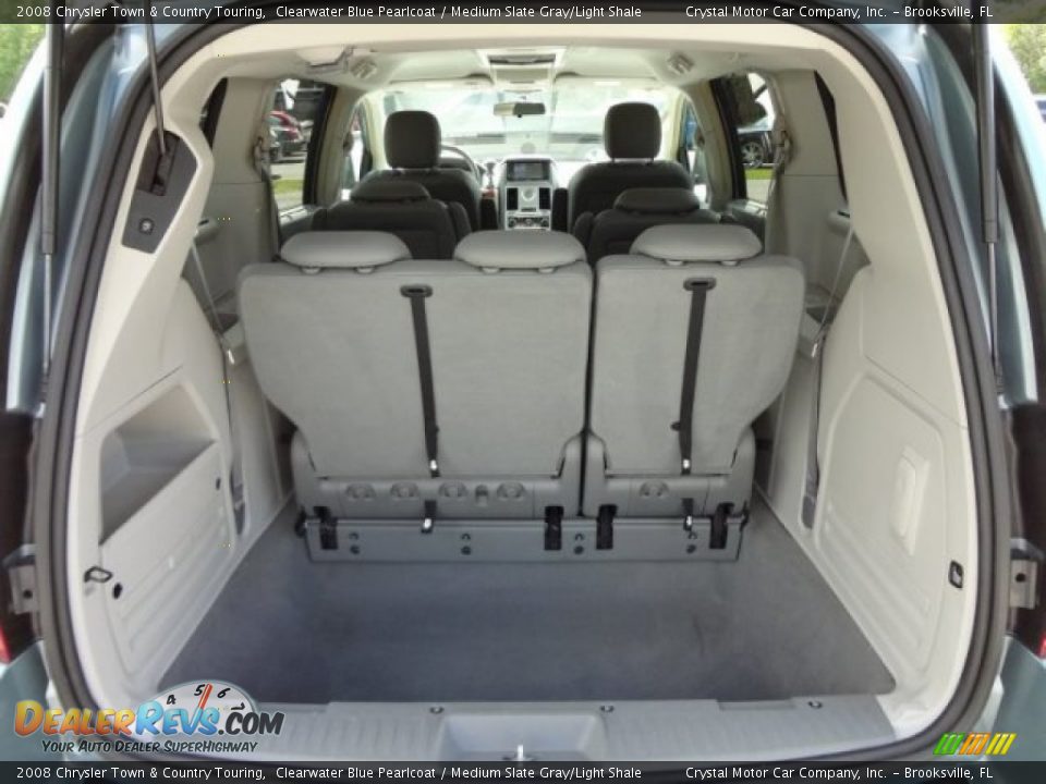 2008 Chrysler Town & Country Touring Clearwater Blue Pearlcoat / Medium Slate Gray/Light Shale Photo #8
