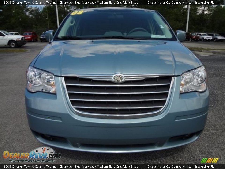 2008 Chrysler Town & Country Touring Clearwater Blue Pearlcoat / Medium Slate Gray/Light Shale Photo #15