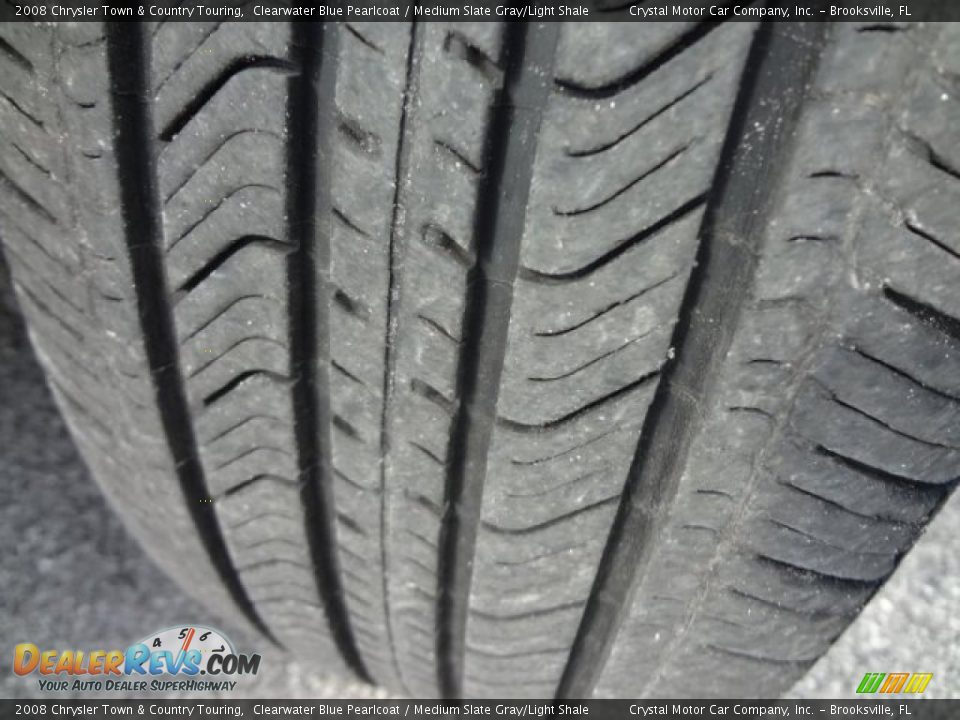 2008 Chrysler Town & Country Touring Clearwater Blue Pearlcoat / Medium Slate Gray/Light Shale Photo #17