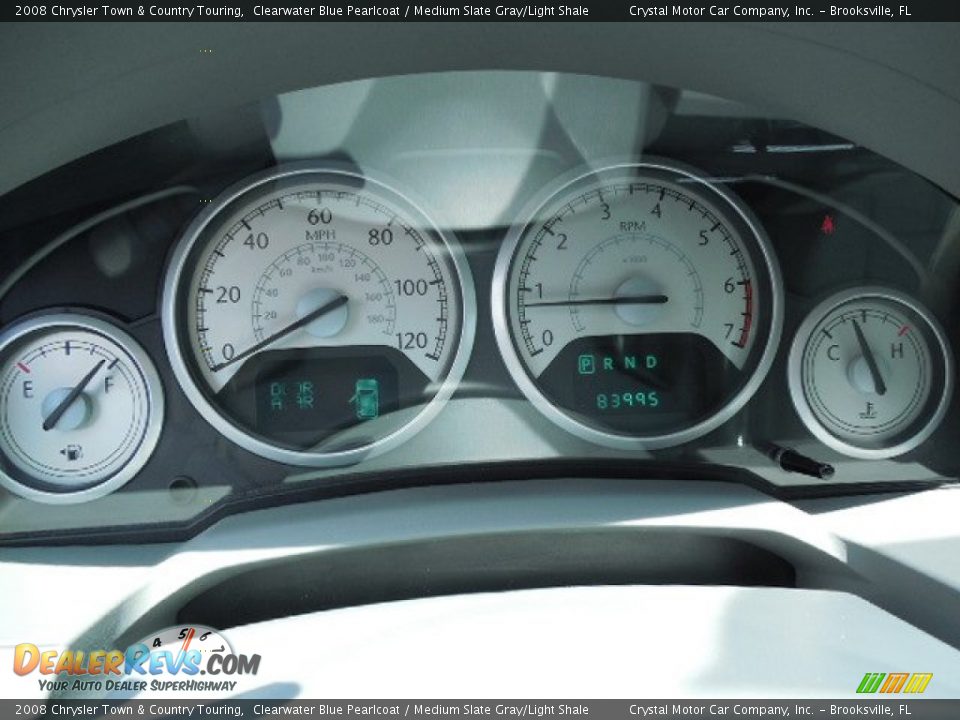 2008 Chrysler Town & Country Touring Clearwater Blue Pearlcoat / Medium Slate Gray/Light Shale Photo #20