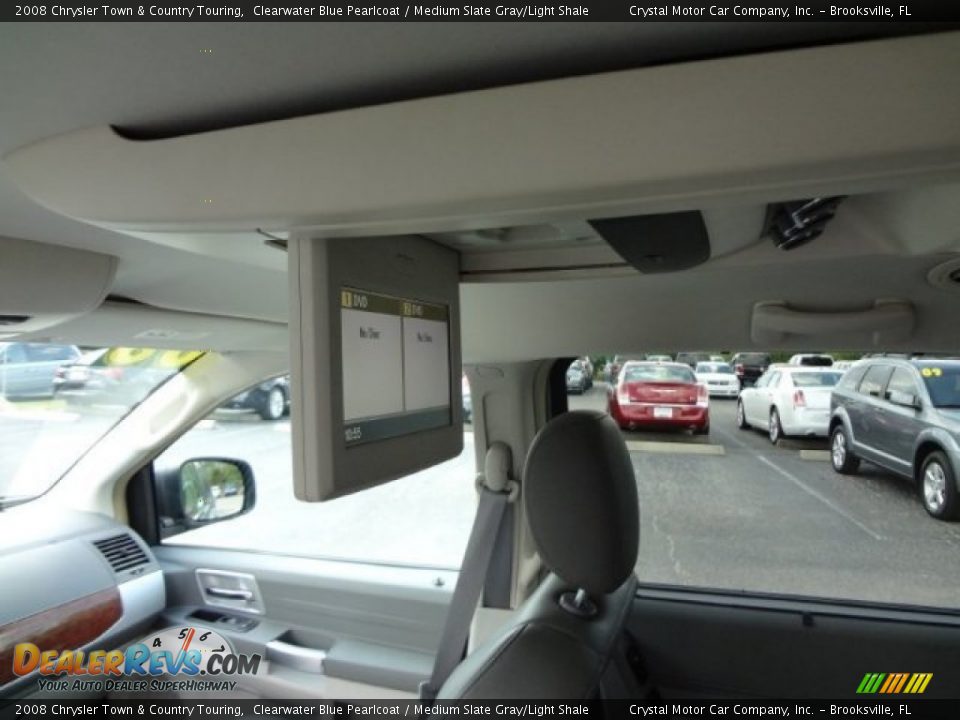 2008 Chrysler Town & Country Touring Clearwater Blue Pearlcoat / Medium Slate Gray/Light Shale Photo #23