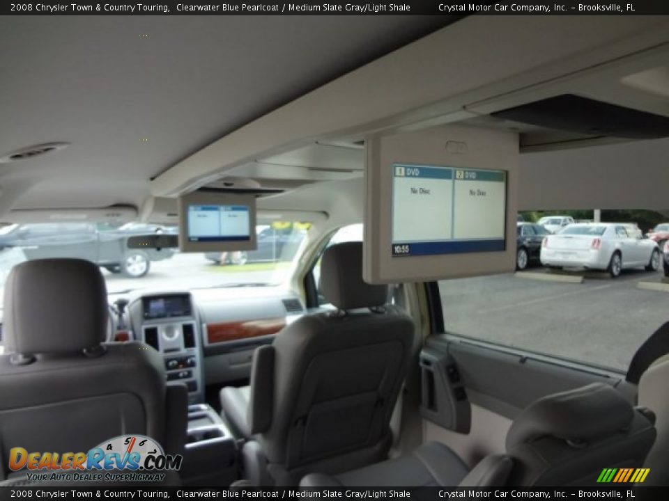 2008 Chrysler Town & Country Touring Clearwater Blue Pearlcoat / Medium Slate Gray/Light Shale Photo #24