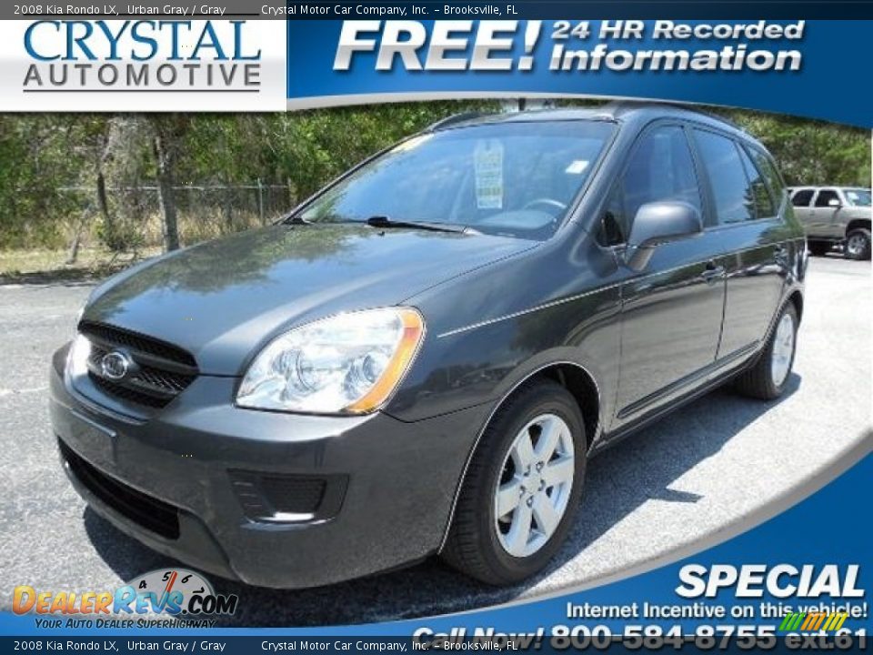 2008 Kia Rondo LX Urban Gray / Gray Photo #1