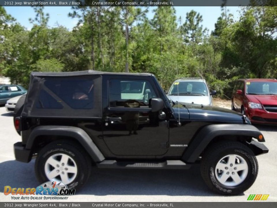 2012 Jeep Wrangler Sport 4x4 Black / Black Photo #9