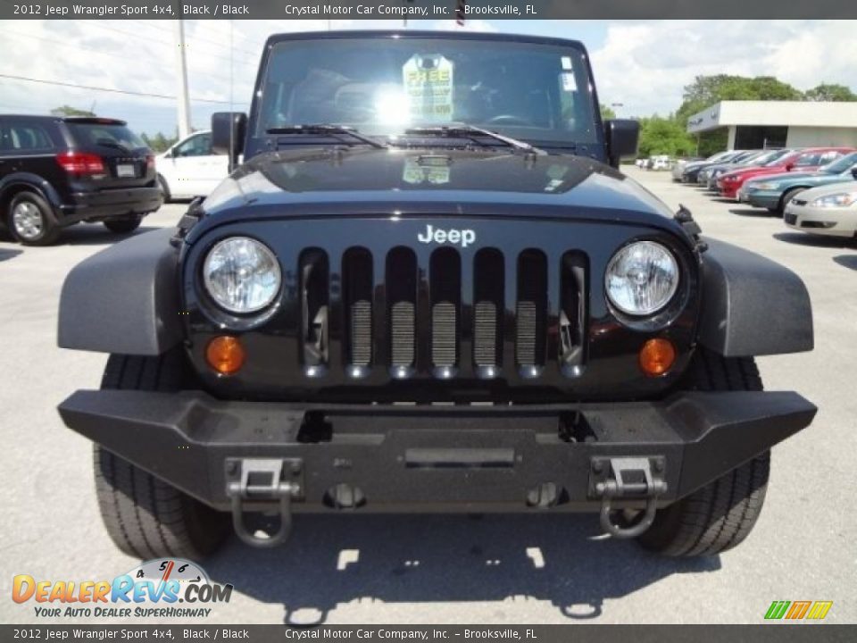 2012 Jeep Wrangler Sport 4x4 Black / Black Photo #13
