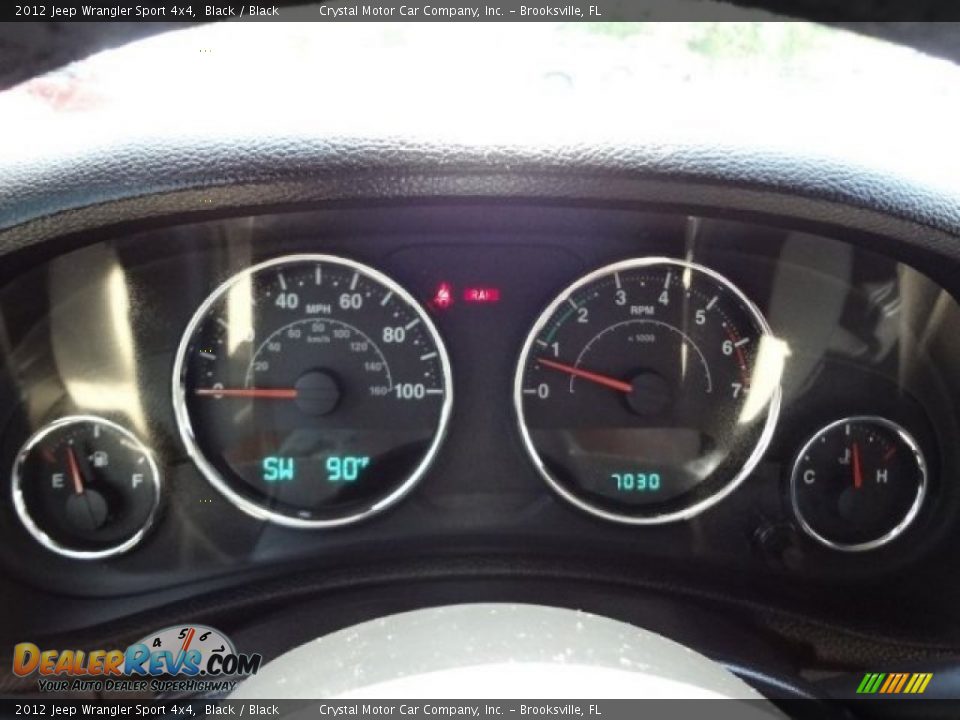 2012 Jeep Wrangler Sport 4x4 Black / Black Photo #18