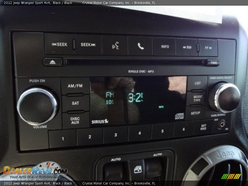 2012 Jeep Wrangler Sport 4x4 Black / Black Photo #19