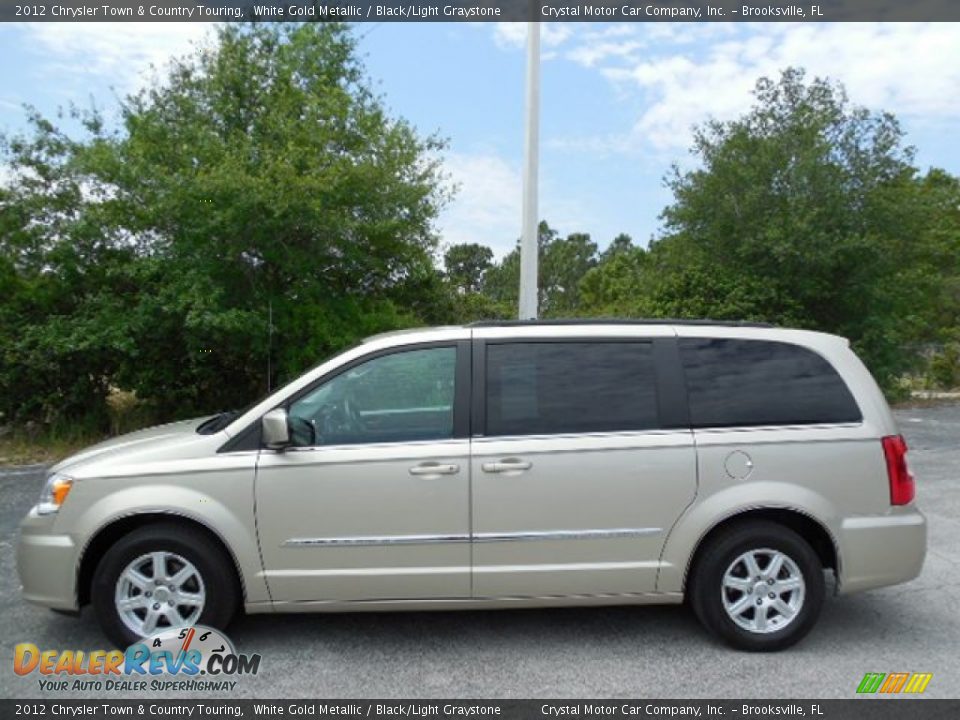 2012 Chrysler Town & Country Touring White Gold Metallic / Black/Light Graystone Photo #2