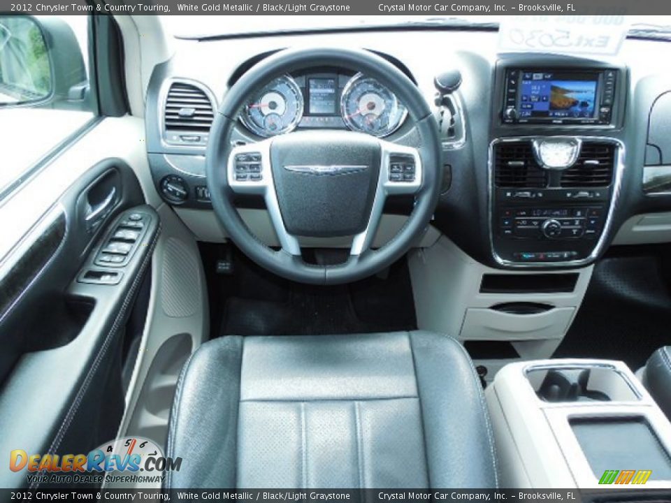 2012 Chrysler Town & Country Touring White Gold Metallic / Black/Light Graystone Photo #7