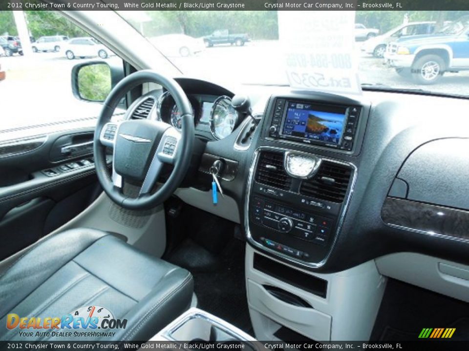 2012 Chrysler Town & Country Touring White Gold Metallic / Black/Light Graystone Photo #13